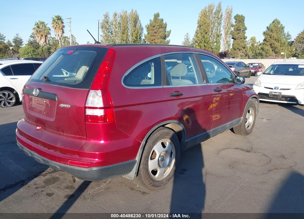 2010 HONDA CR-V LX VIN: 5J6RE4H37AL089915