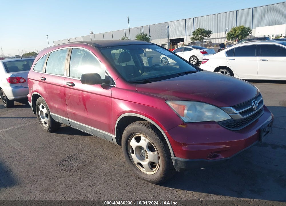 2010 HONDA CR-V LX VIN: 5J6RE4H37AL089915