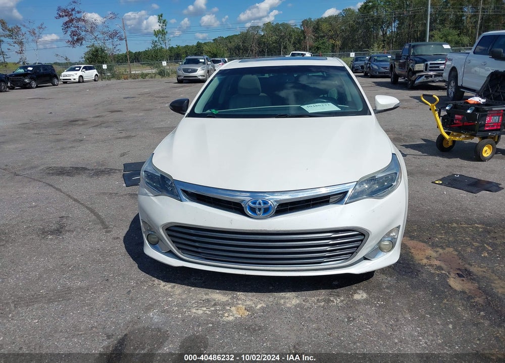 2014 TOYOTA AVALON HYBRID XLE PREMIUM VIN: 4T1BD1EB7EU022683