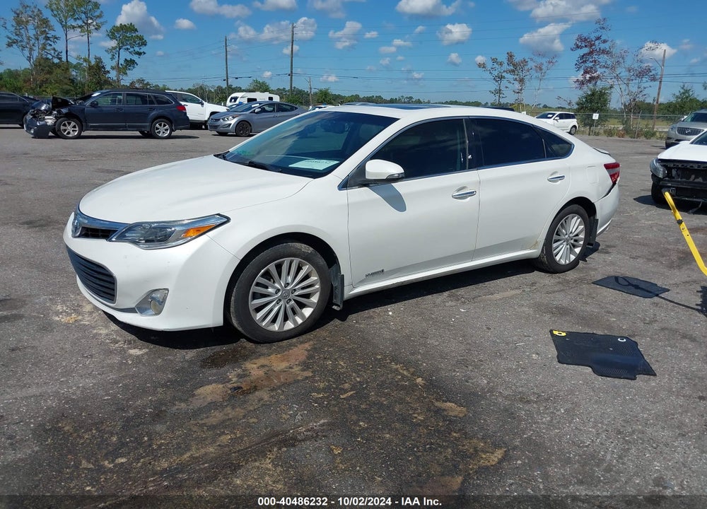 2014 TOYOTA AVALON HYBRID XLE PREMIUM VIN: 4T1BD1EB7EU022683