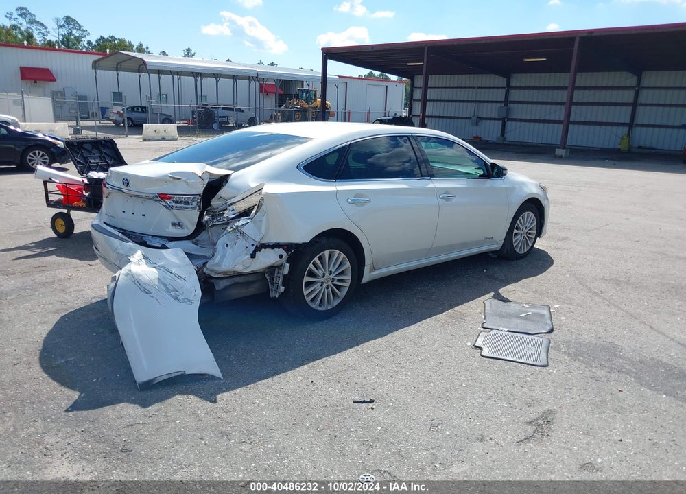 2014 TOYOTA AVALON HYBRID XLE PREMIUM VIN: 4T1BD1EB7EU022683