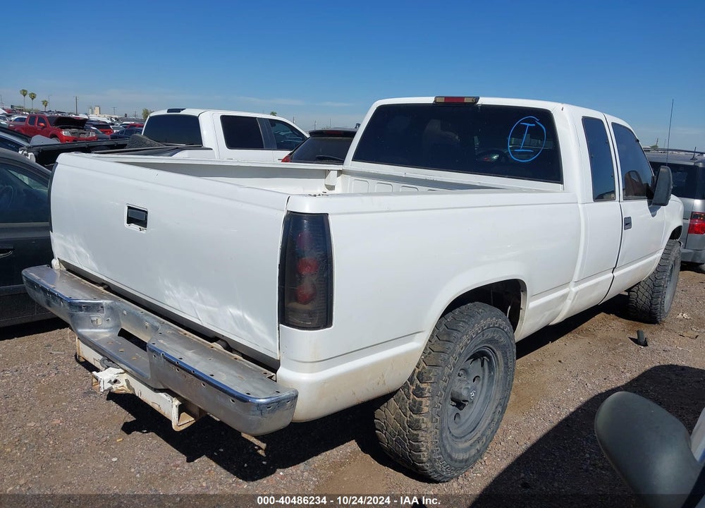 1998 CHEVROLET K1500 FLEETSIDE VIN: 1GCEK19R7WR146116