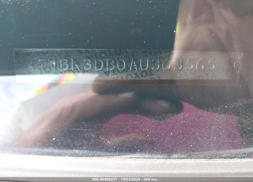 2010 TOYOTA AVALON XLS VIN: 4T1BK3DB0AU363565
