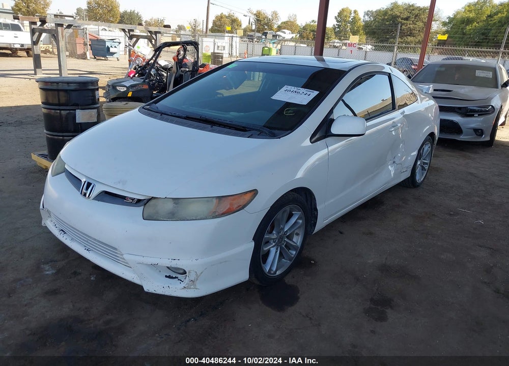 2008 HONDA CIVIC SI VIN: 2HGFG21578H707214