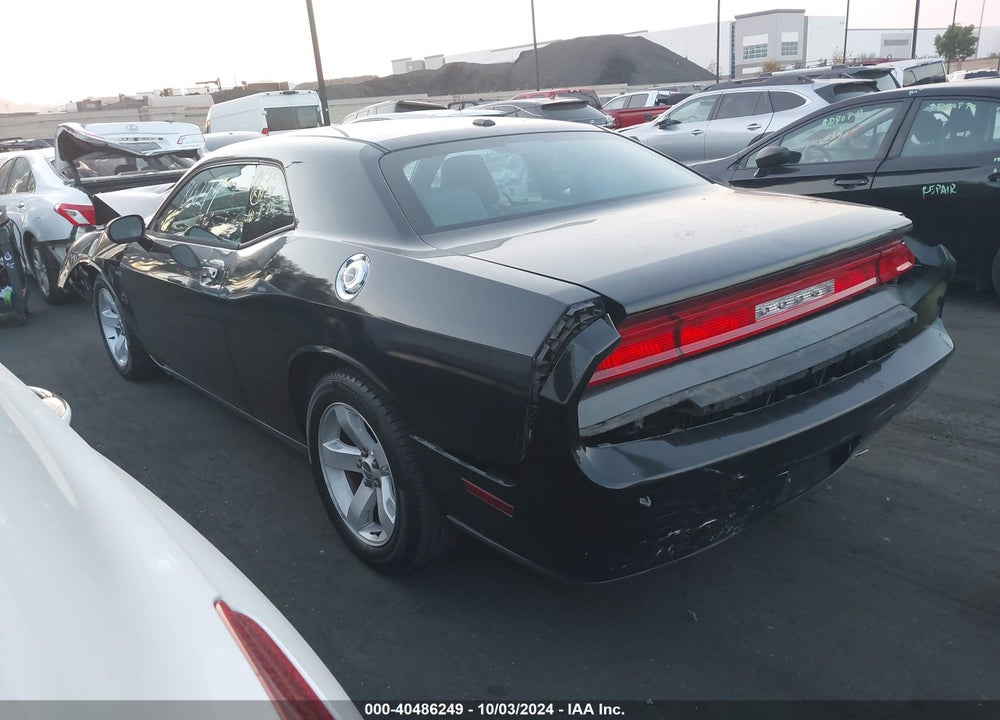 2012 DODGE CHALLENGER SXT VIN: 2C3CDYAG9CH254323