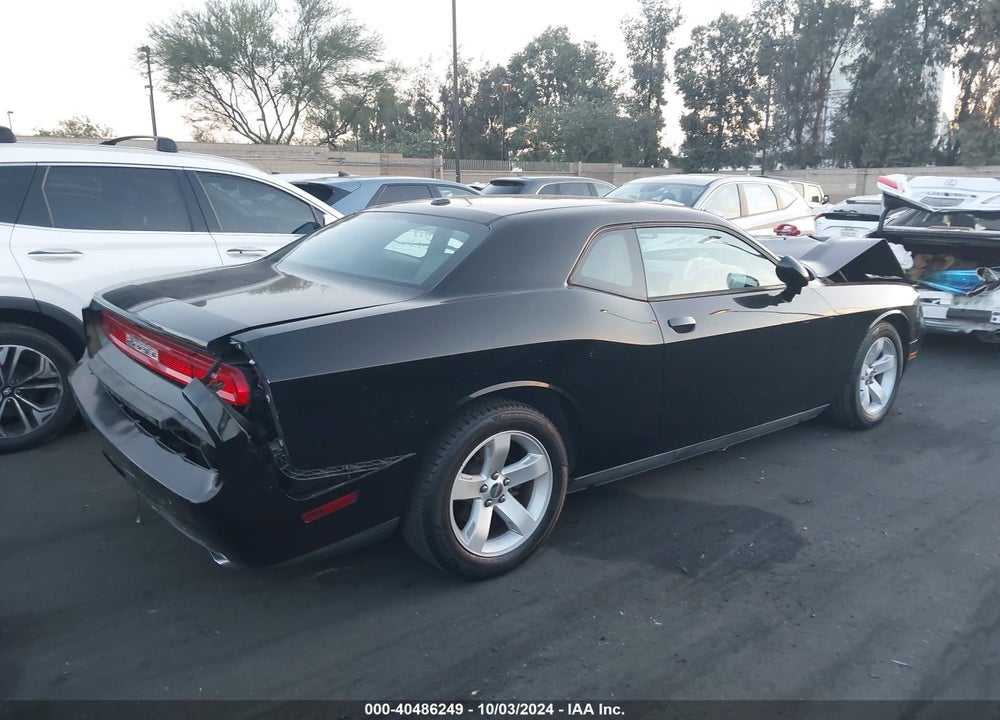 2012 DODGE CHALLENGER SXT VIN: 2C3CDYAG9CH254323