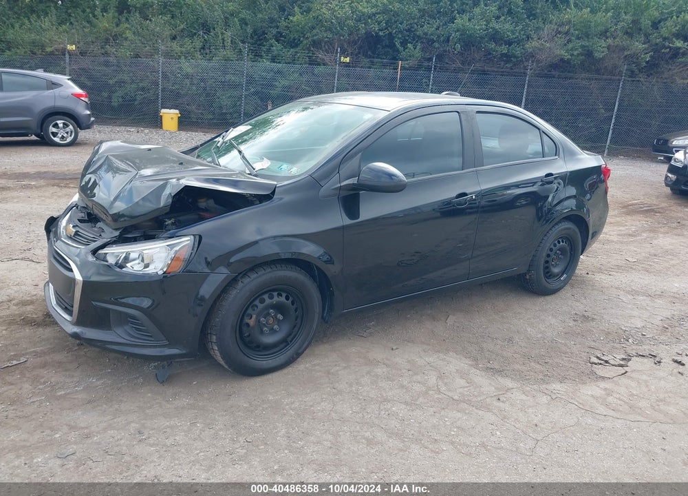 2017 CHEVROLET SONIC LS AUTO VIN: 1G1JB5SH1H4166989