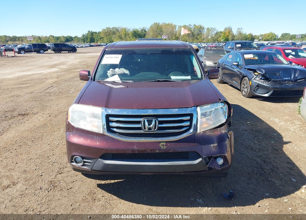 2014 HONDA PILOT EX-L VIN: 5FNYF4H7XEB020971
