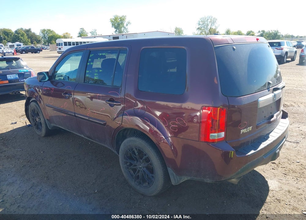 2014 HONDA PILOT EX-L VIN: 5FNYF4H7XEB020971