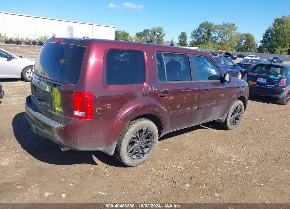 2014 HONDA PILOT EX-L VIN: 5FNYF4H7XEB020971