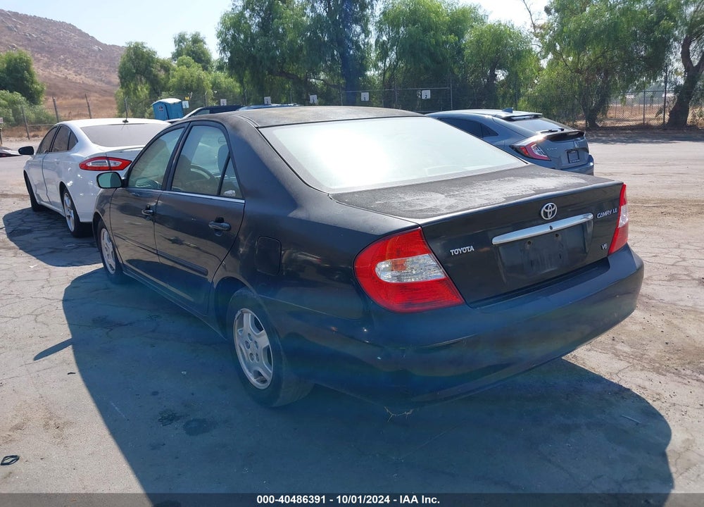 2003 TOYOTA CAMRY LE V6 VIN: 4T1BF30K43U040908