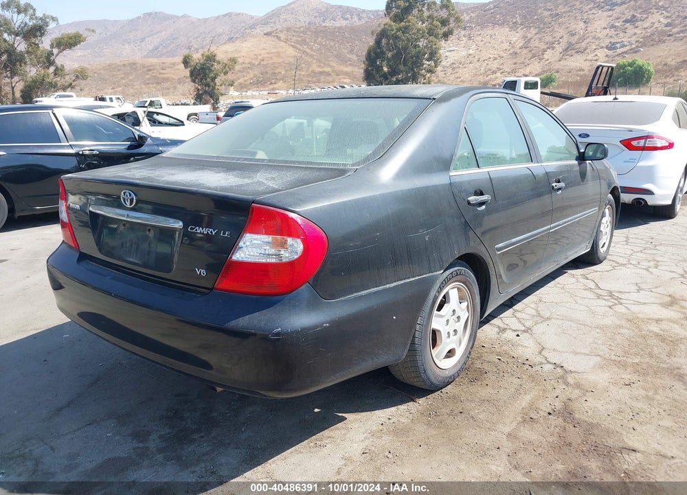 2003 TOYOTA CAMRY LE V6 VIN: 4T1BF30K43U040908