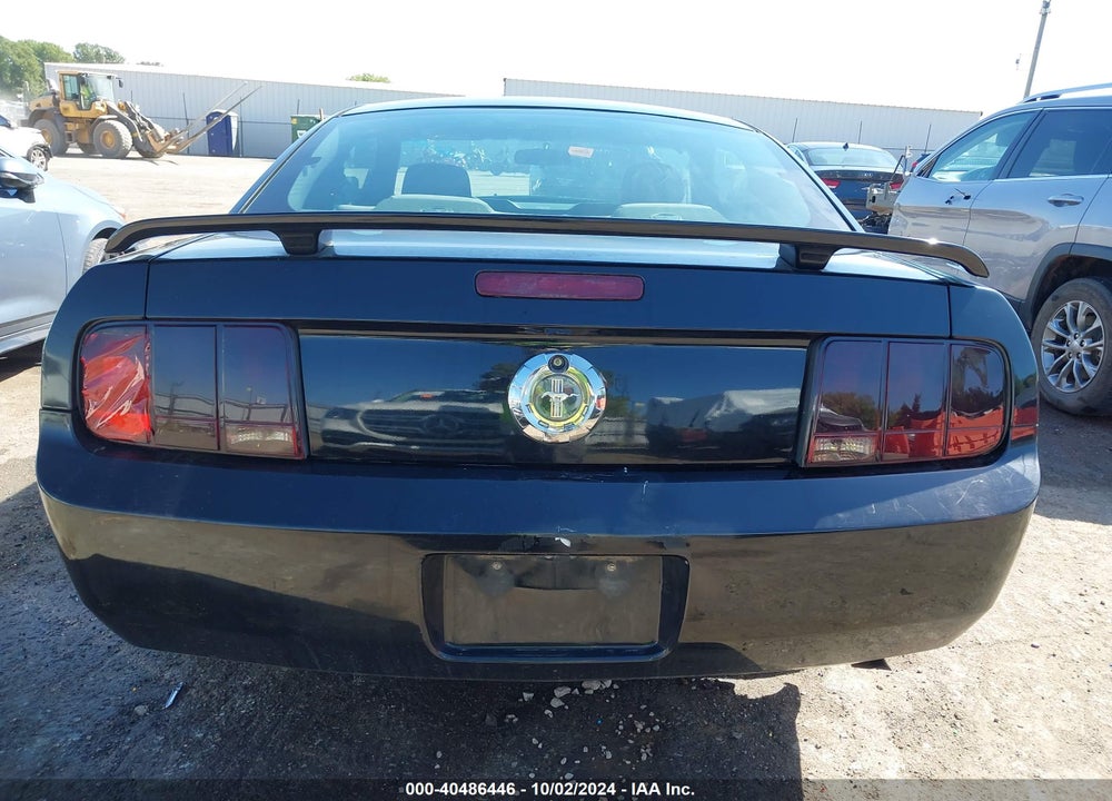 2006 FORD MUSTANG V6 VIN: 1ZVFT80N665244529