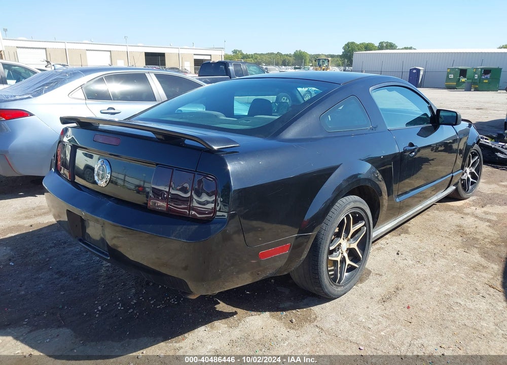 2006 FORD MUSTANG V6 VIN: 1ZVFT80N665244529
