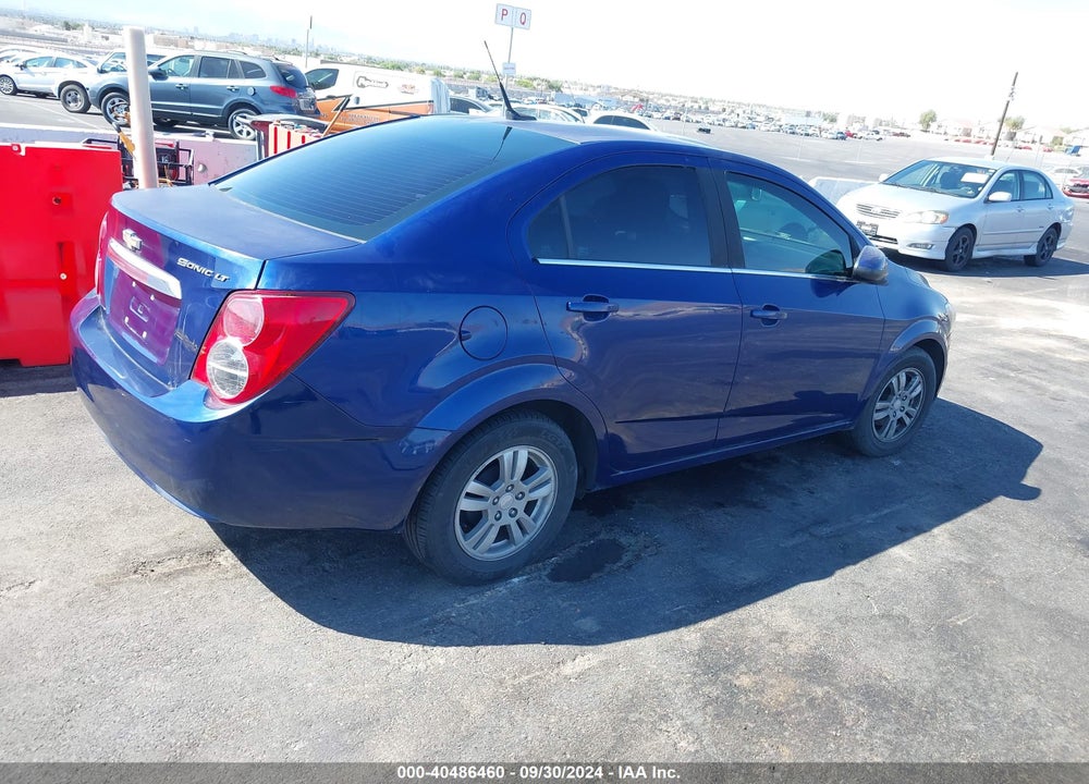 2014 CHEVROLET SONIC LT AUTO VIN: 1G1JC5SGXE4106368