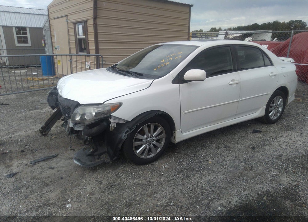 2009 TOYOTA COROLLA S VIN: 1NXBU40E69Z046837