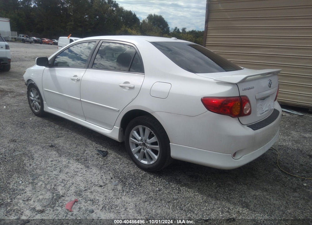 2009 TOYOTA COROLLA S VIN: 1NXBU40E69Z046837