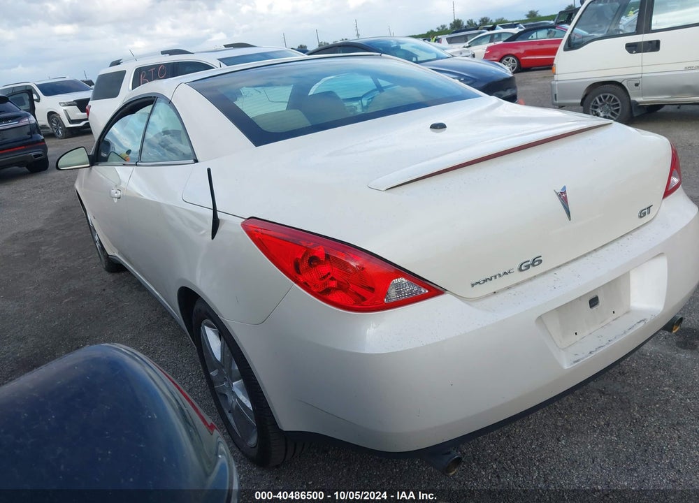 2008 PONTIAC G6 GT VIN: 1G2ZH361X84307816