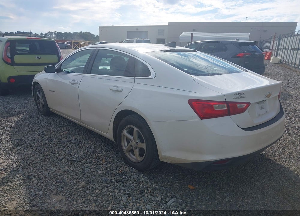 2016 CHEVROLET MALIBU LS VIN: 1G1ZB5ST3GF274198
