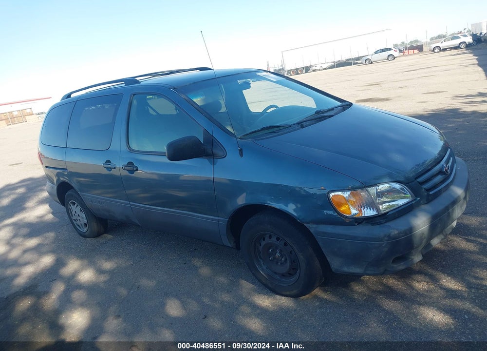 2003 TOYOTA SIENNA LE VIN: 4T3ZF13C63U540244
