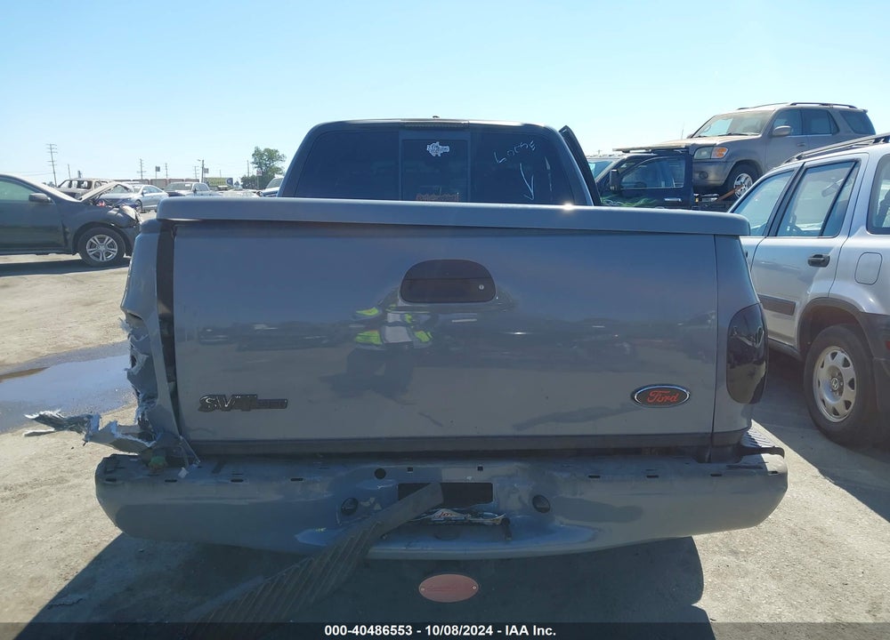 2001 FORD F-150 SVT LIGHTNING VIN: 2FTZF07311CA86502