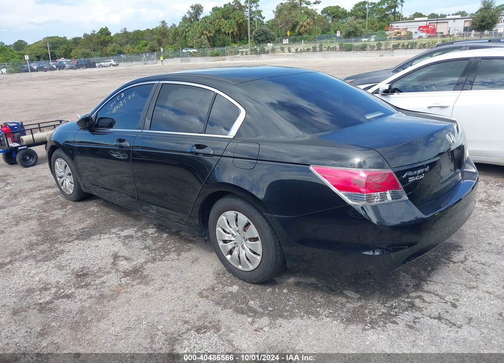 2009 HONDA ACCORD 2.4 LX VIN: 1HGCP26399A050359