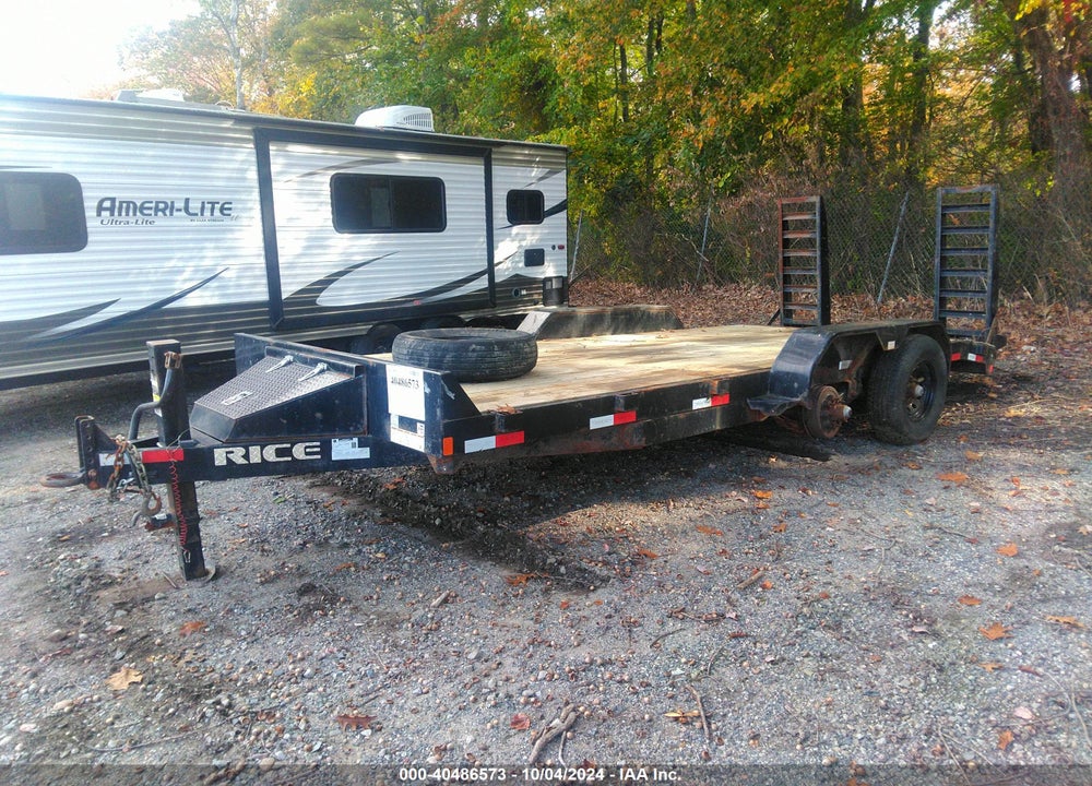 2022 RICE TRAILERS BLACK VIN: 4RWBE1826NH044896