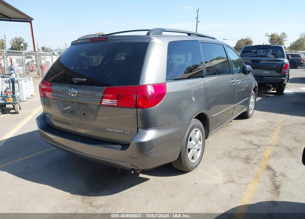 2004 TOYOTA SIENNA LE VIN: 5TDZA23C34S165582