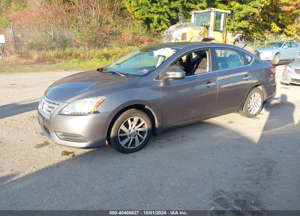 2015 NISSAN SENTRA SV VIN: 3N1AB7AP6FY253697