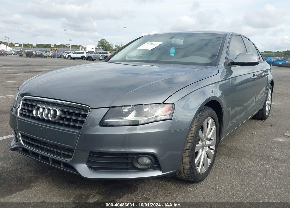 2012 AUDI A4 2.0T PREMIUM VIN: WAUBFAFL7CA120095
