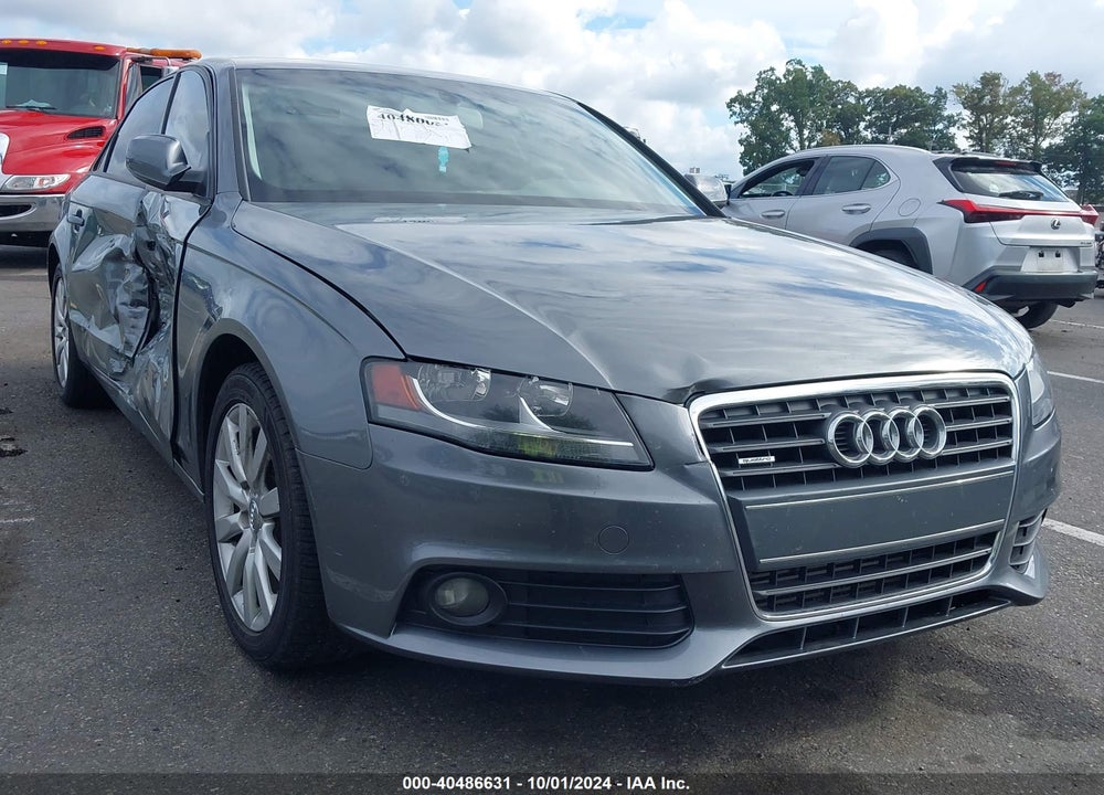 2012 AUDI A4 2.0T PREMIUM VIN: WAUBFAFL7CA120095