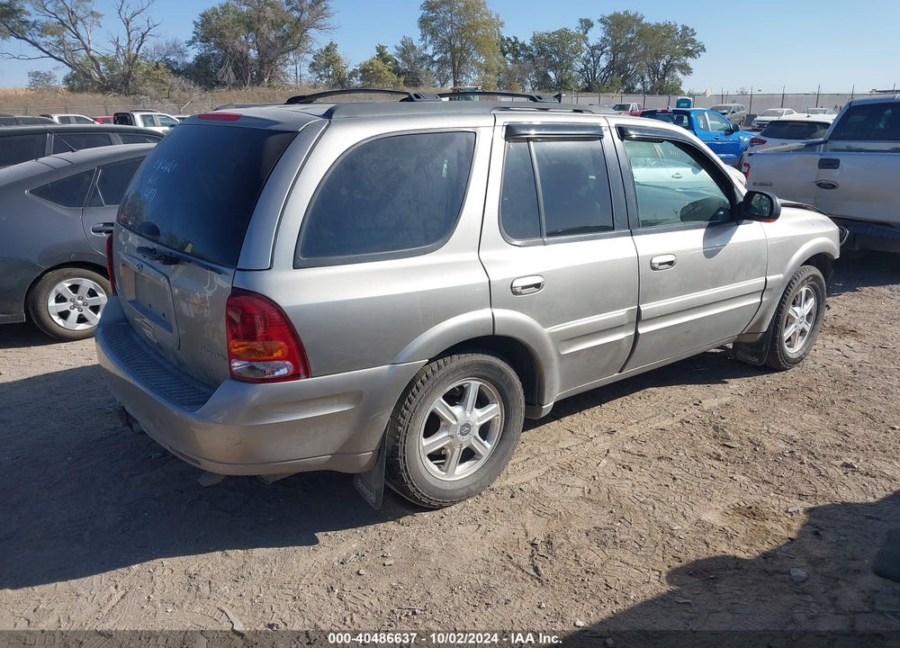 2002 OLDSMOBILE BRAVADA VIN: 1GHDT13S722493950