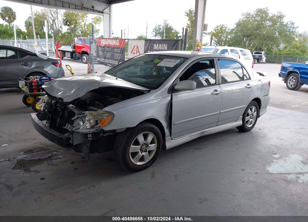 2008 TOYOTA COROLLA S VIN: 2T1BR32E48C877908