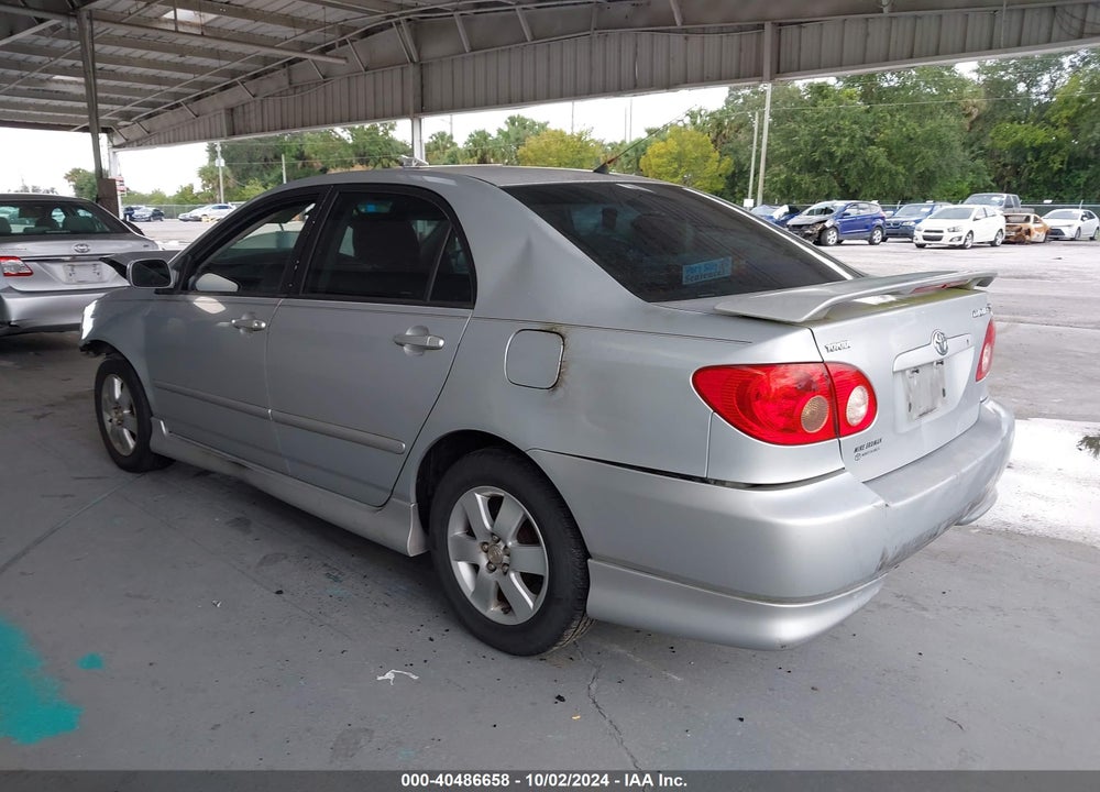 2008 TOYOTA COROLLA S VIN: 2T1BR32E48C877908