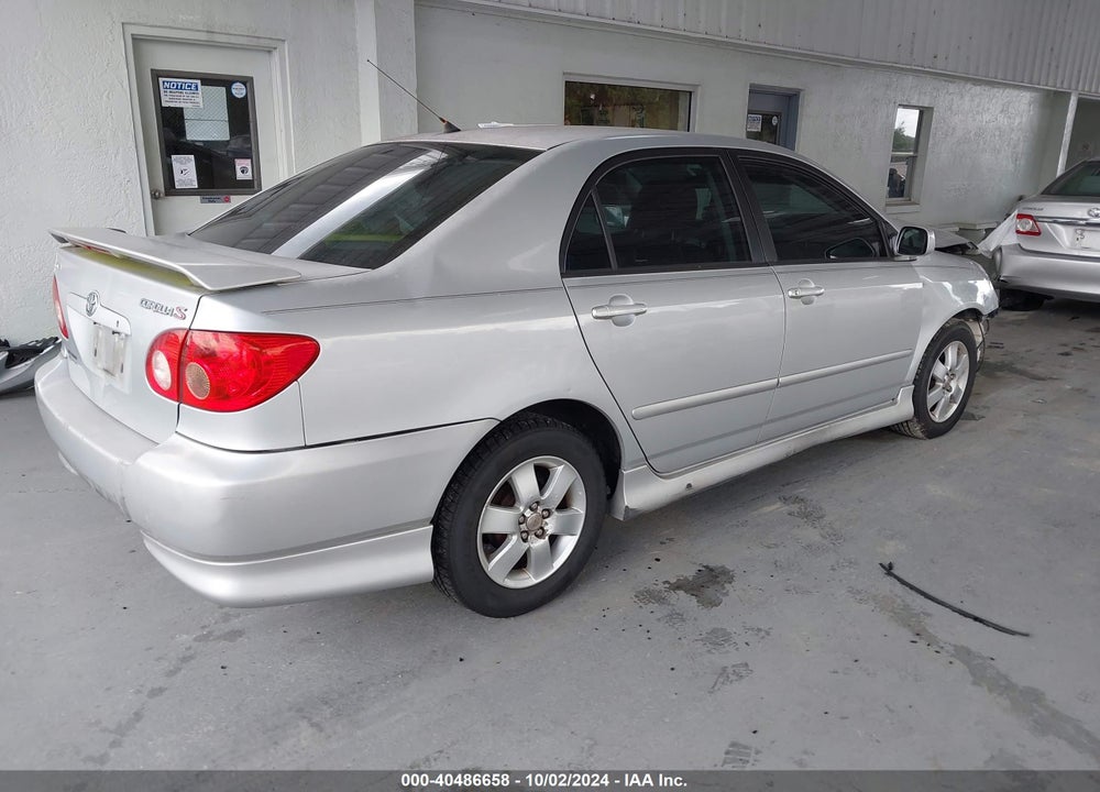 2008 TOYOTA COROLLA S VIN: 2T1BR32E48C877908
