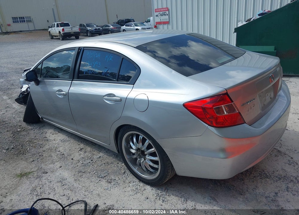 2012 HONDA CIVIC LX VIN: 2HGFB2F56CH311999