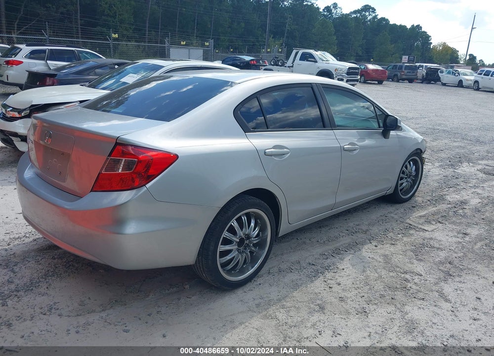 2012 HONDA CIVIC LX VIN: 2HGFB2F56CH311999