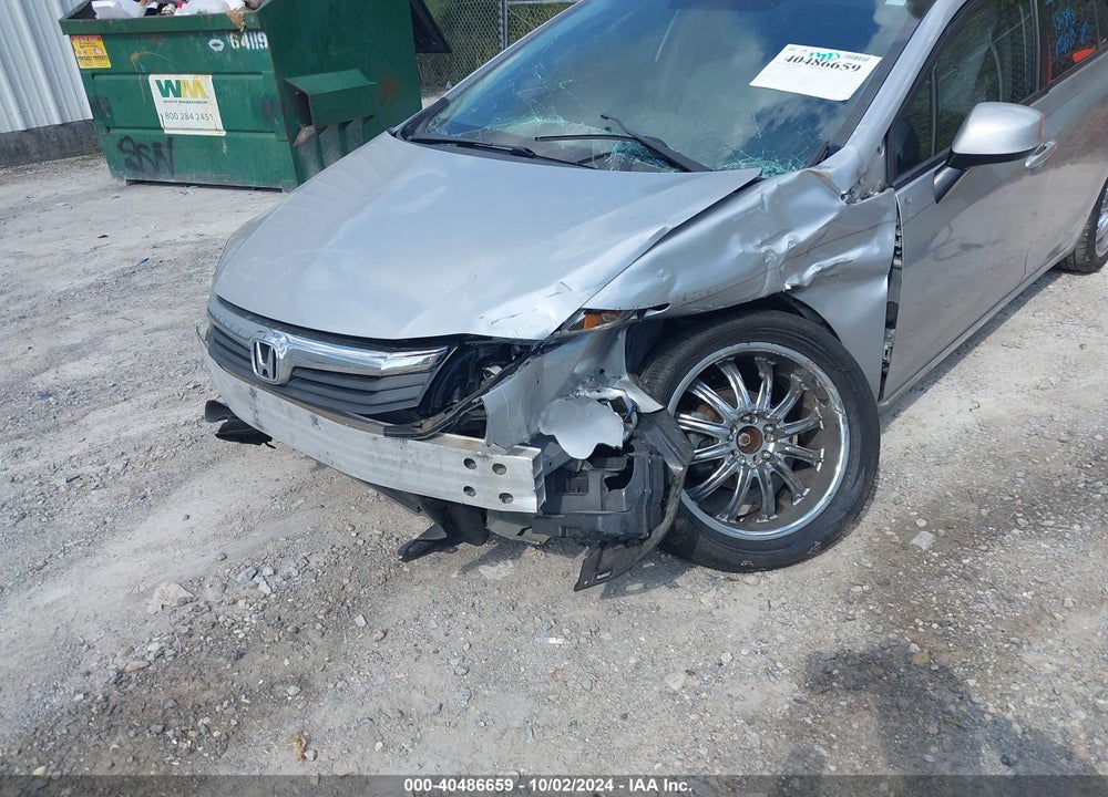 2012 HONDA CIVIC LX VIN: 2HGFB2F56CH311999