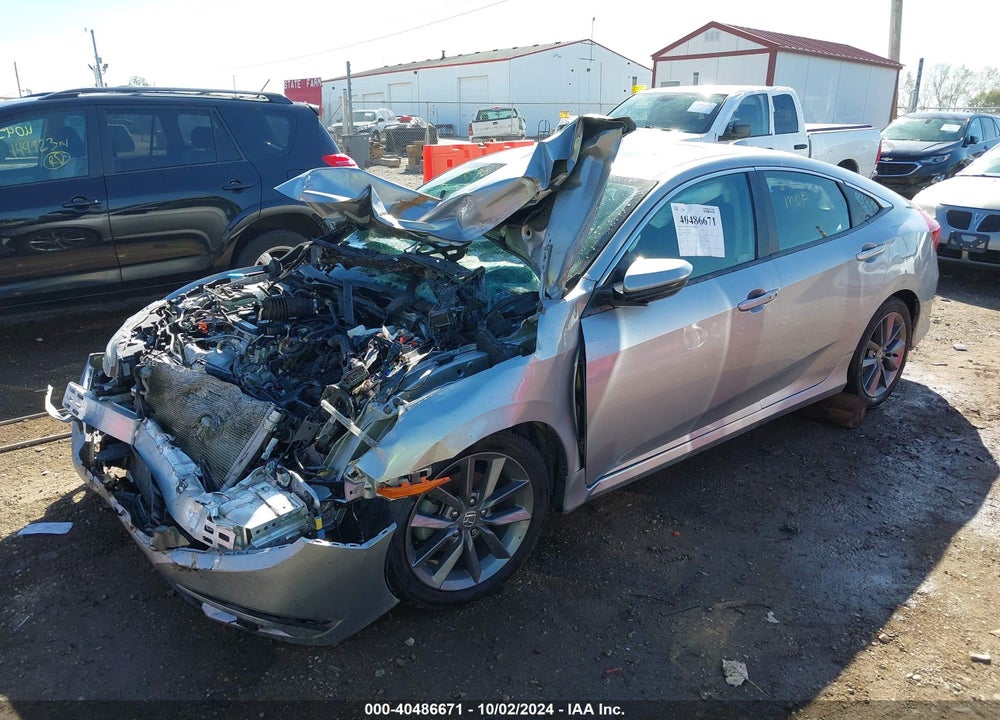 2019 HONDA CIVIC EX VIN: 19XFC1F33KE001033