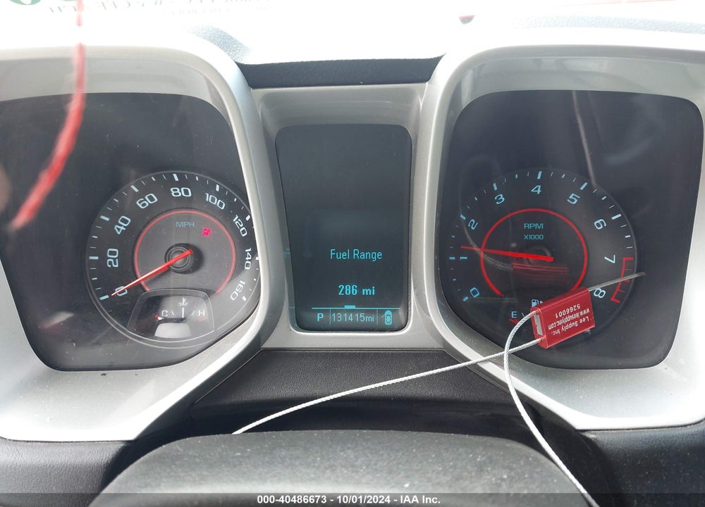 2013 CHEVROLET CAMARO 2LS VIN: 2G1FA1E30D9127965