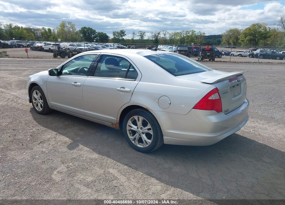 2012 FORD FUSION SE VIN: 3FAHP0HA7CR142738