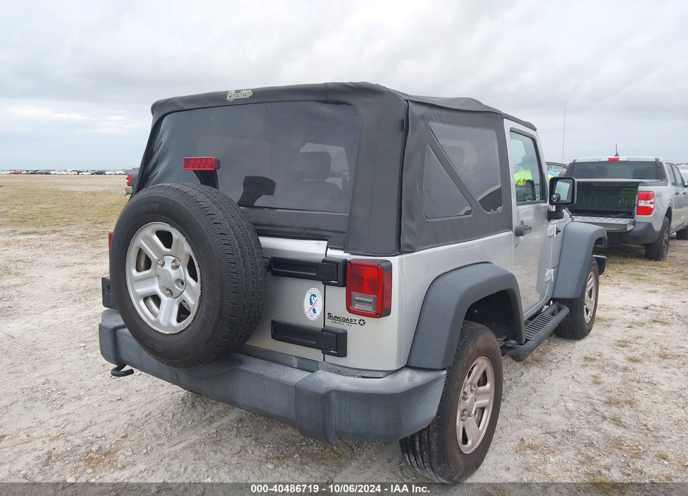 2010 JEEP WRANGLER SPORT VIN: 1J4AA2D10AL223892