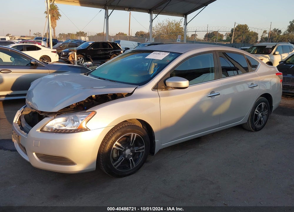 2013 NISSAN SENTRA S VIN: 3N1AB7AP3DL799092
