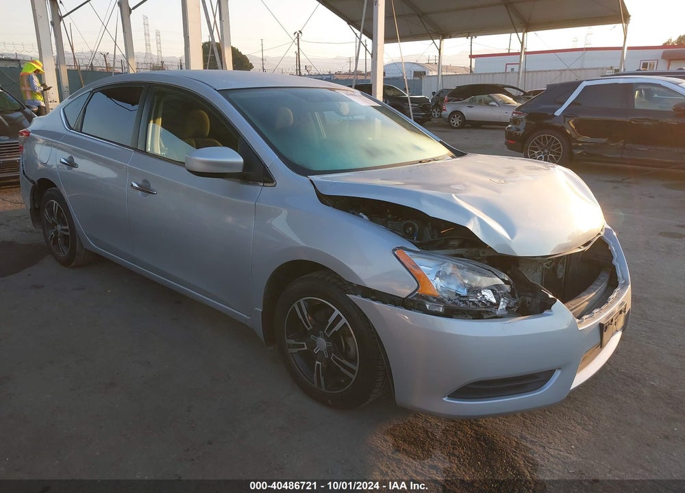 2013 NISSAN SENTRA S VIN: 3N1AB7AP3DL799092