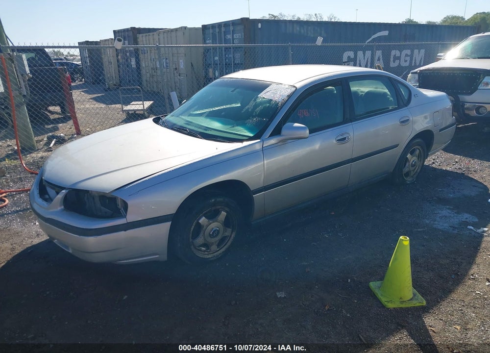2002 CHEVROLET IMPALA VIN: 2G1WF55E429304167