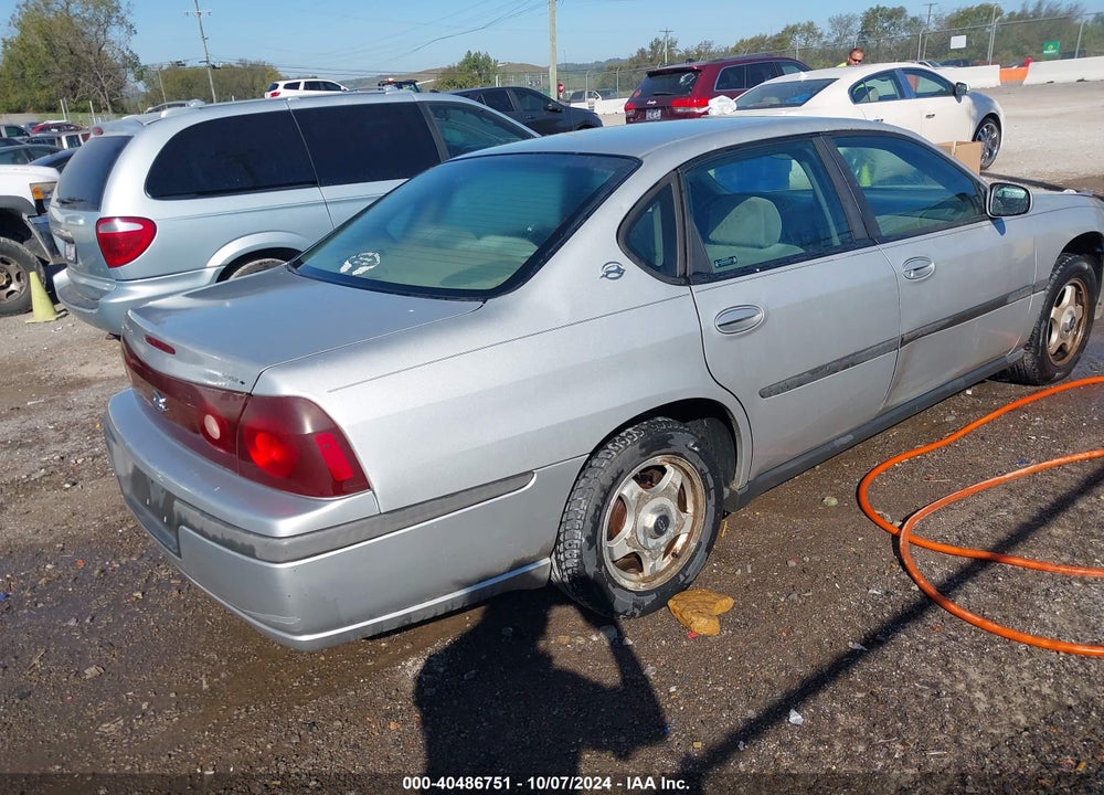 2002 CHEVROLET IMPALA VIN: 2G1WF55E429304167