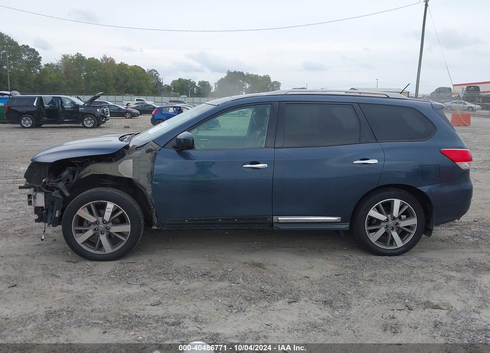 2014 NISSAN PATHFINDER PLATINUM VIN: 5N1AR2MM0EC666182