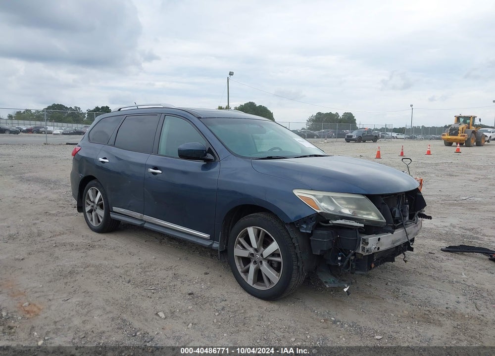 2014 NISSAN PATHFINDER PLATINUM VIN: 5N1AR2MM0EC666182