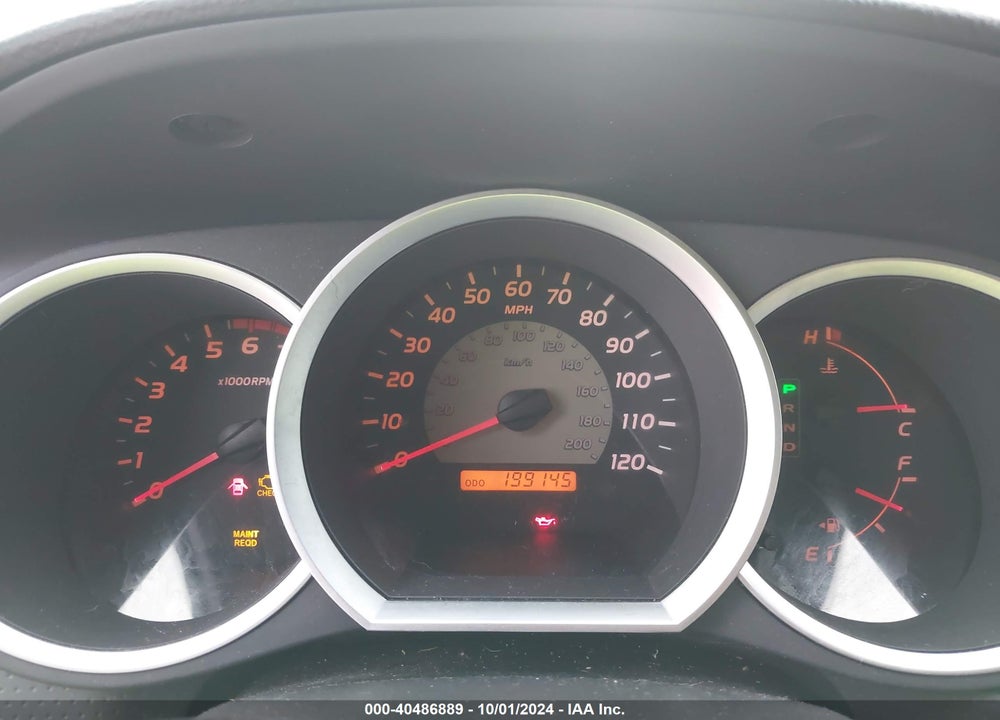 2009 TOYOTA TACOMA VIN: 5TETX22N79Z624064