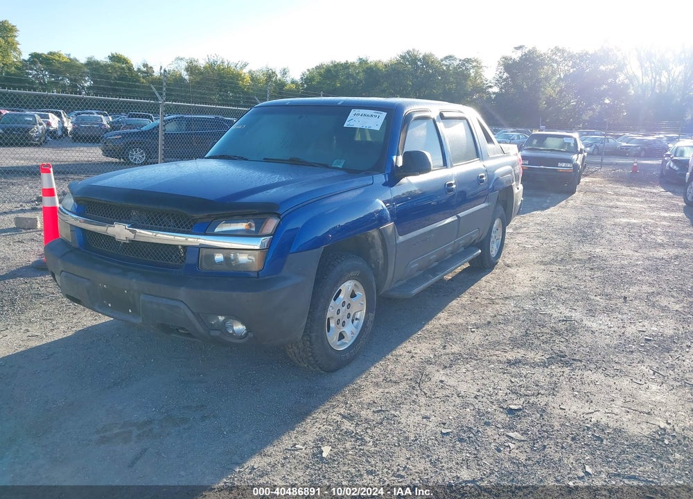 2003 CHEVROLET AVALANCHE 1500 VIN: 3GNEK13T73G215412